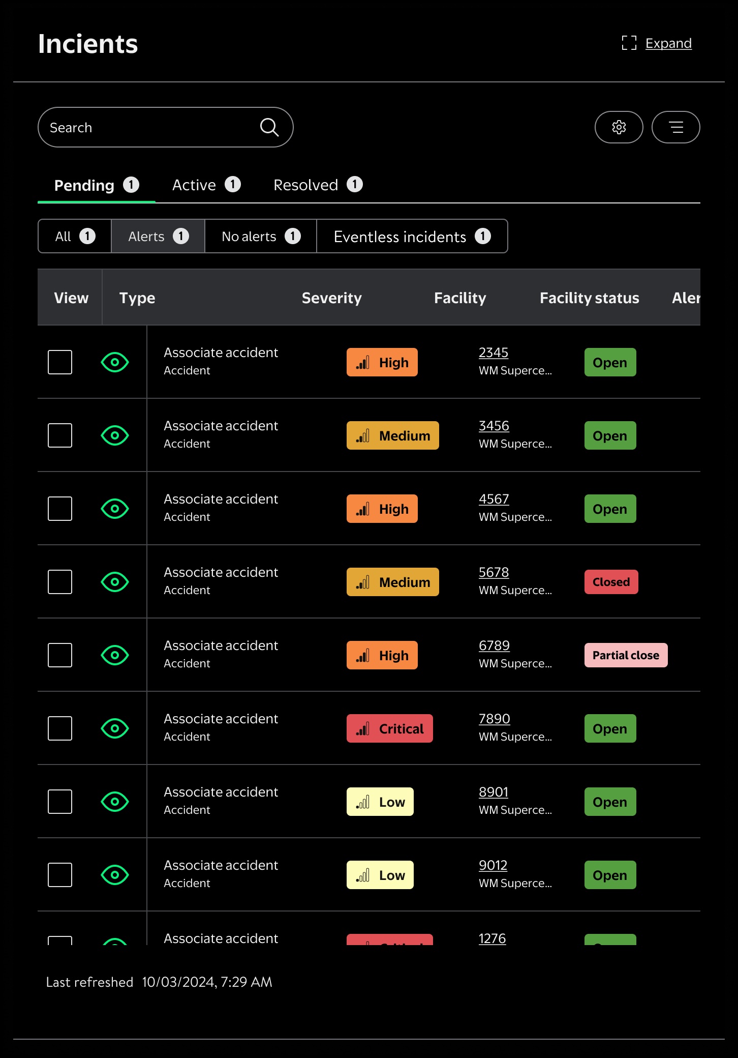 Warden UX sub-system built by the previous designer, showing improved dark-mode components and more consistent interaction patterns
